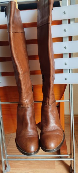 Botas altas tacón piel Promod 37