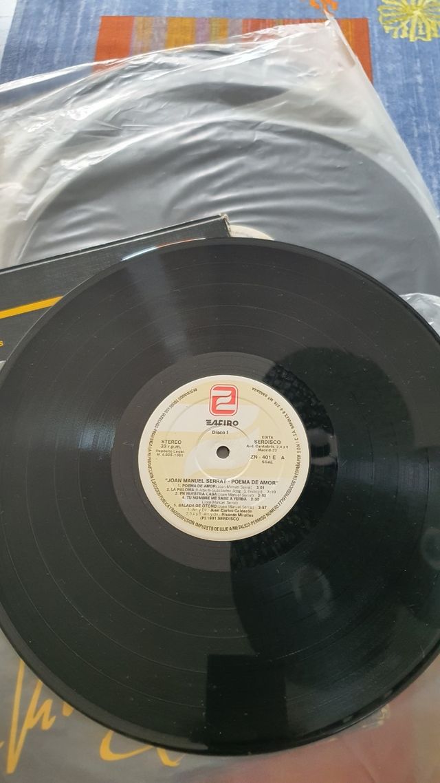 Vinilo albun 4lp serrat
