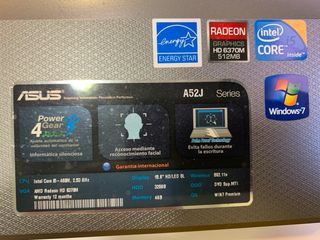 Portatil Asus Intel Core i5