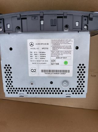 Radio cd mercedes sport coope