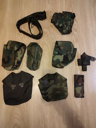 Correaje militar de camuflaje