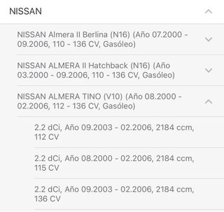 embrague nissan almera