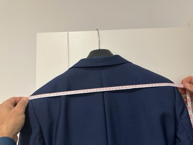 Traje de chaqueta azul