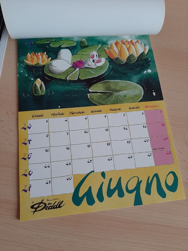 Calendario Diddle 1998