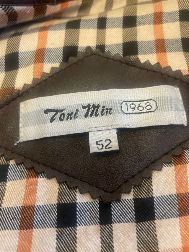 Chaqueton piel hombre