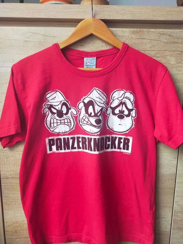 Camiseta roja manga corta