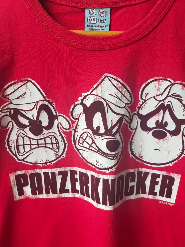 Camiseta roja manga corta