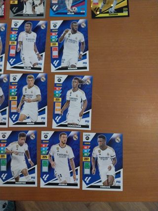 Cromos Real Madrid adrenalyn 2023 24