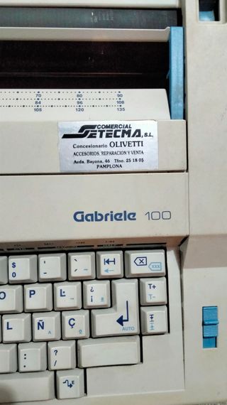 Maquina de escribir eléctrica