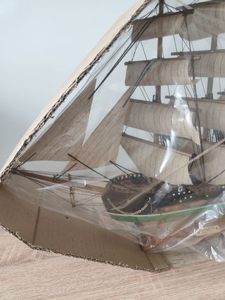 Barco maqueta fragata s.XVIII Nueva