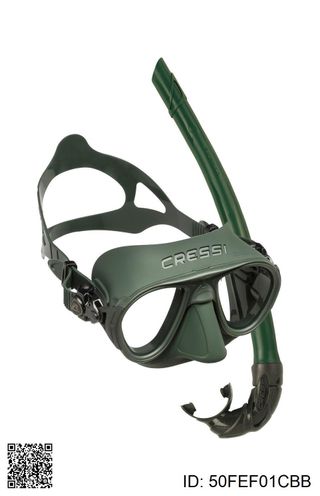 Kit Máscara y Tubo Snorkel Buceo Calibro 50FE