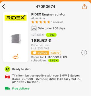 Radiador Bmw X5 e X6