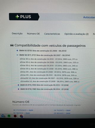 Radiador Bmw X5 e X6