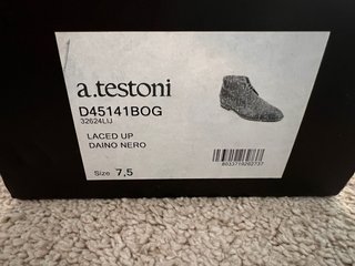 Botines de hombre enante negro nuevos - A. TESTONI