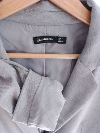 NUEVA Americana gris ESTADIVARIUS