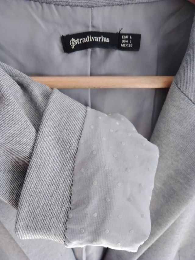 NUEVA Americana gris ESTADIVARIUS