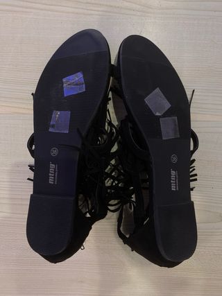 Sandalias MUSTANG verano mujer negras (a estrenar)
