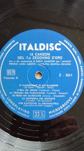 Vinile Zecchino d'Oro