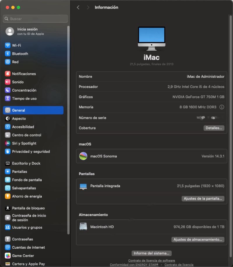 Apple imac 1080p FullHD 21.5'' i5 Mod (2638) afbeelding 3