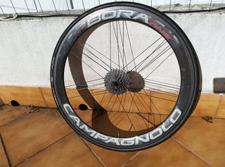 Campagnolo Bora One 50 + tubulares+Zapatas.