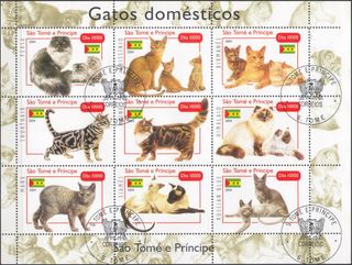 117 SELLOS Y HB TEMA "GATOS", DE TODO EL MUNDO