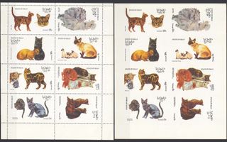 117 SELLOS Y HB TEMA "GATOS", DE TODO EL MUNDO