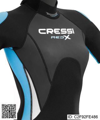 Traje de buceo corto neopreno Cressi MED C2F9