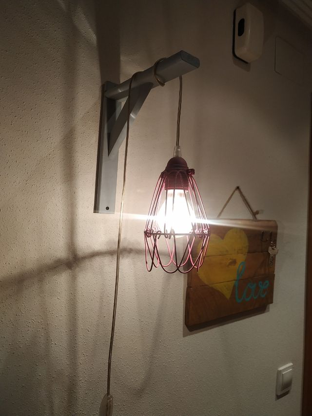 Lámpara colgante estilo retro industrial