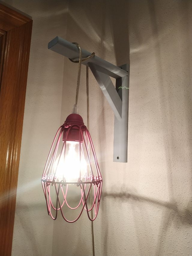 Lámpara colgante estilo retro industrial