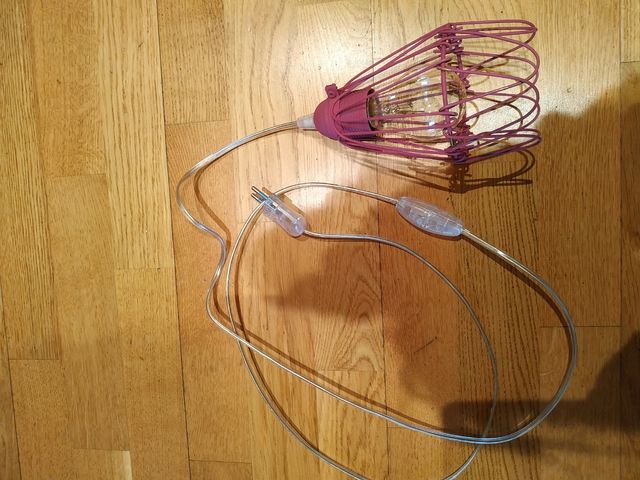 Lámpara colgante estilo retro industrial