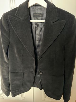 Blazer Maximo Dutti pana negra