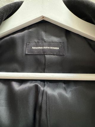 Blazer Maximo Dutti pana negra