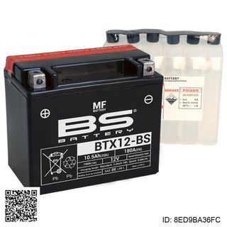 Batería BTX12-BS de 12V y 10.5AH sin man 8ED9