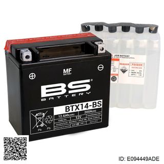 Batería BTX14-BS sin mantenimiento de 12 E094