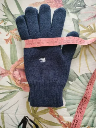 Guantes Burberry color azul