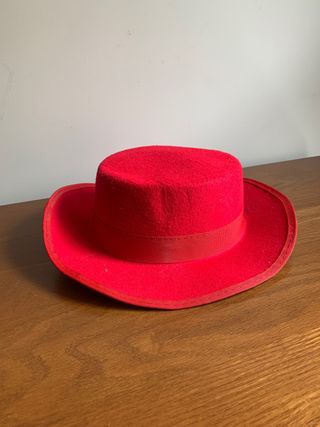 sobrero cordobes rojo