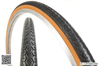 Cubierta neumático traslúcida/negra 650x C3FA