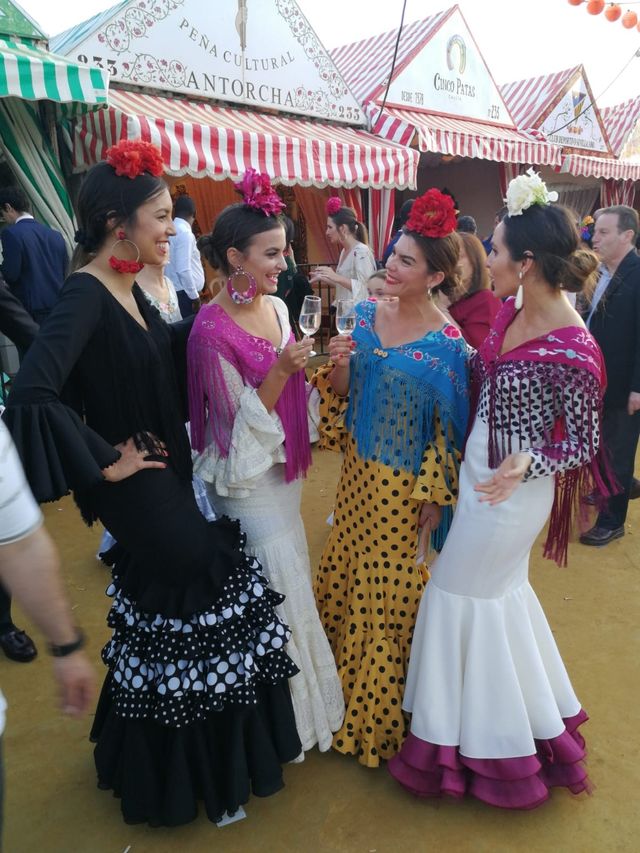 Vestido flamenca Micaela Villa