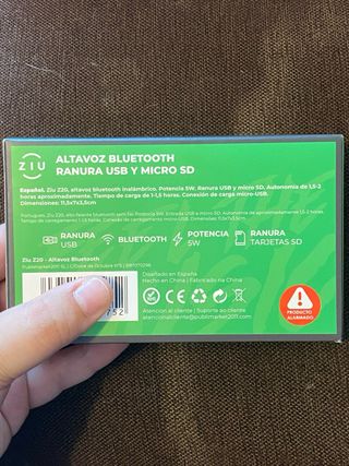 Altavoz inalambrico