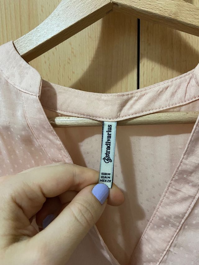 Camisa Rosa Stradivarius