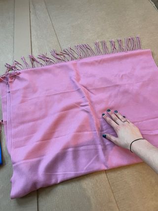 Pañuelo Bufanda cachemira cashmere Rosa 