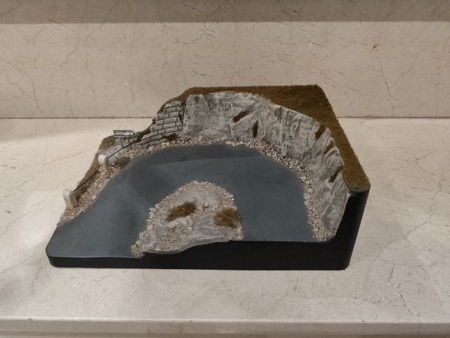 Escenario maqueta carretera