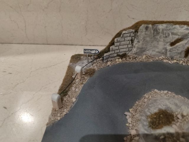 Escenario maqueta carretera