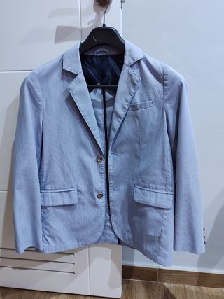 Chaqueta americana azul