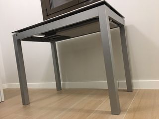 Mesa cocina extensible cristal 60x100-150