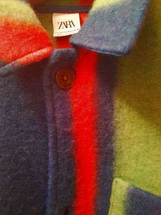Zara camicia over righe