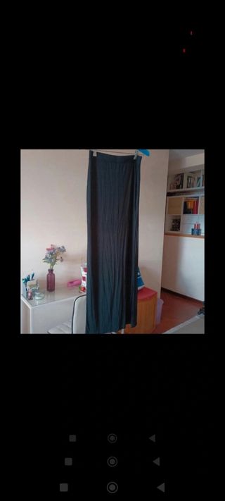 Falda larga o maxi de Pull and Bear