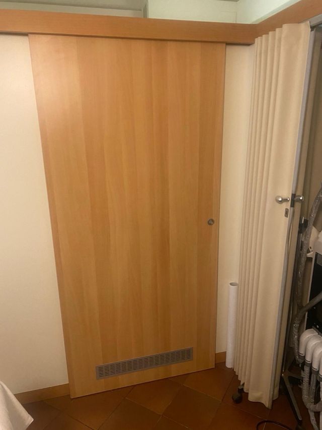 porta scorrevole in legno