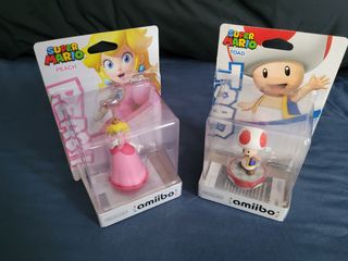 Pack Amiibo Peach y Toad
