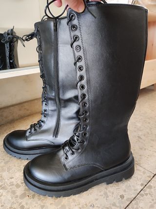 Botas estilo militar 38.5